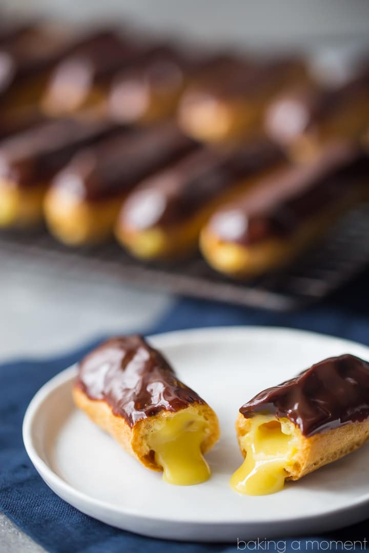 Classic Eclairs Baking A Moment