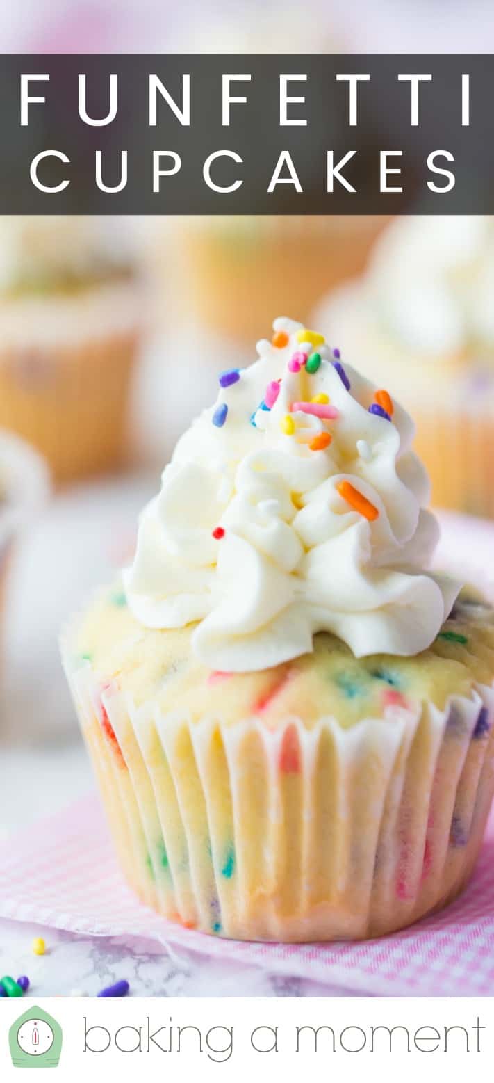 Homemade Funfetti Cupcakes moist & easy to make Baking a Moment