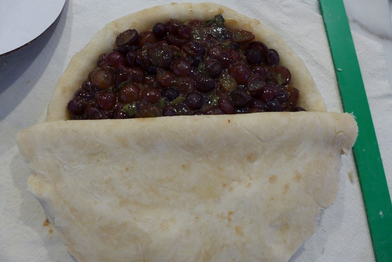 Seedless Grape Pie with Concord Grape Wine Baking and Cake Art Academy