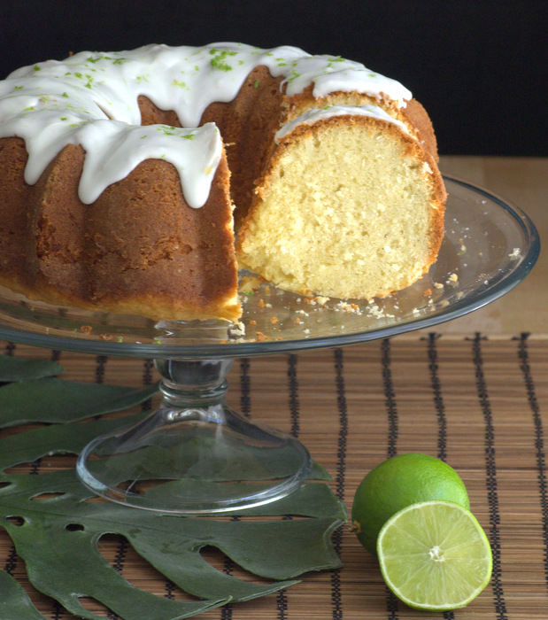 Coconut Bundt Cake with Lime Glaze Baking Bites