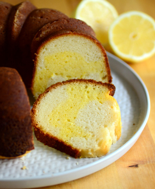 Lemon Swirl Bundt Cake Baking Bites
