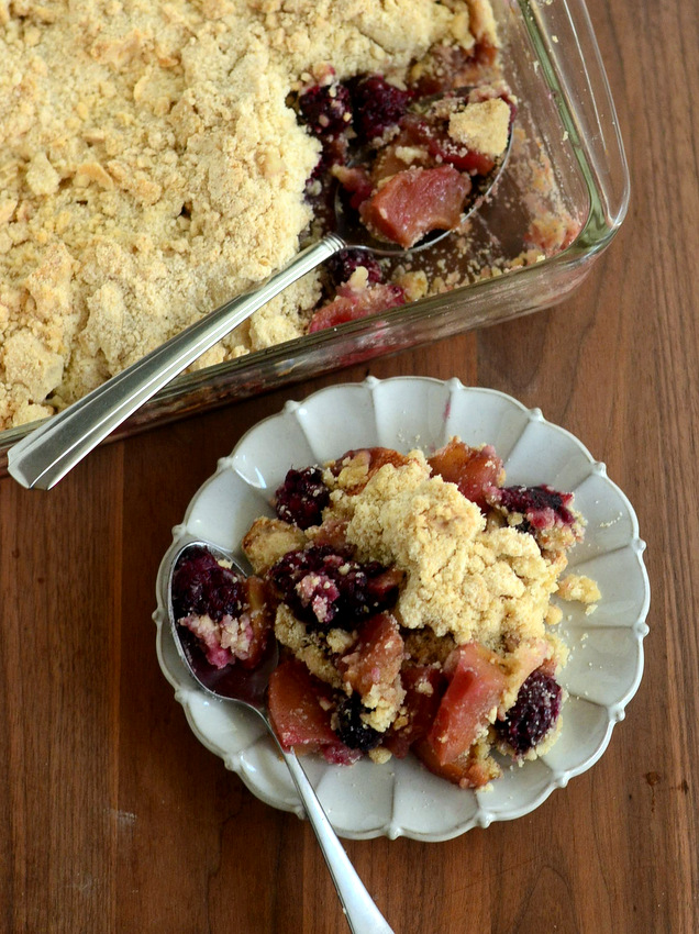 Apple & Blackberry Crumble Baking Bites