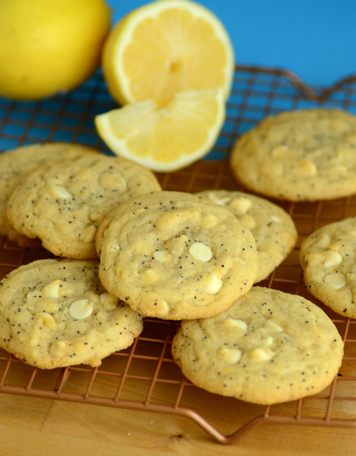 Lemon Poppy Seed White Chocolate Chip Cookies Baking Bites