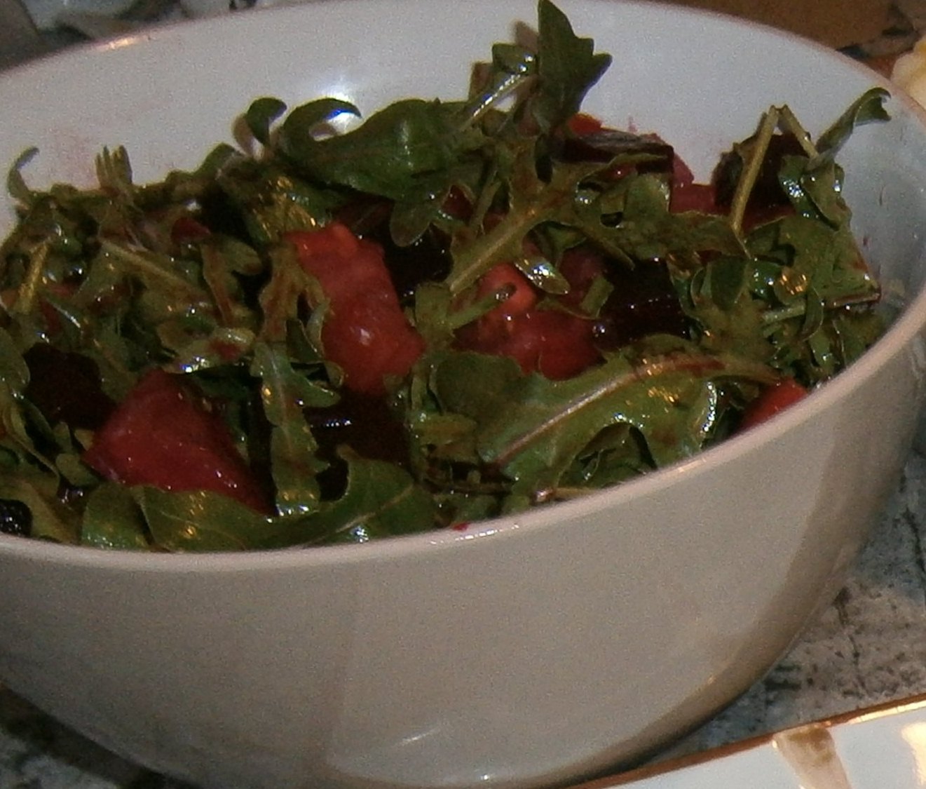BBQ Pork Chops with Roquette Salad and Hollandaise Cauliflour Baking Bohemian