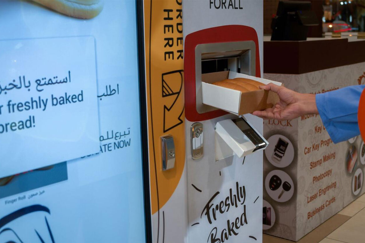 Bread vending machines feed needy in Dubai Baking Business
