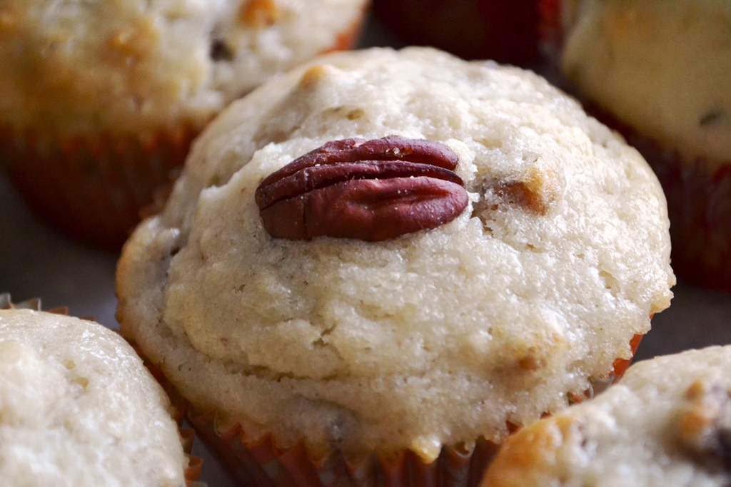 Maple Syrup and Pecan Muffins Baking in Saskatoon