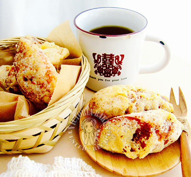 crispy fried banana fritters delicious friday snack 蜂巢炸香蕉～外脆内嫩～好吃 