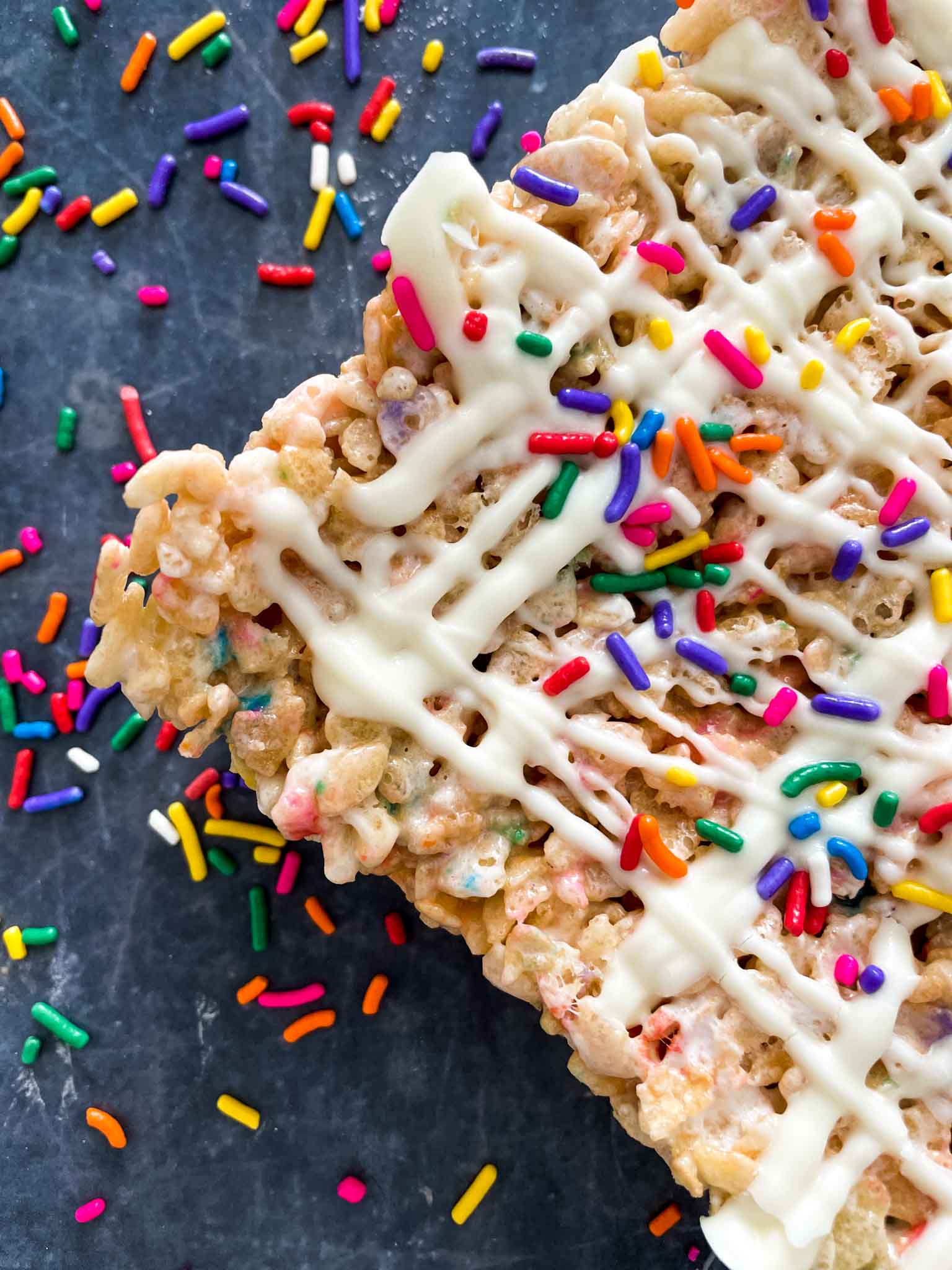 Birthday Cake Rice Krispies Baking It Beautiful