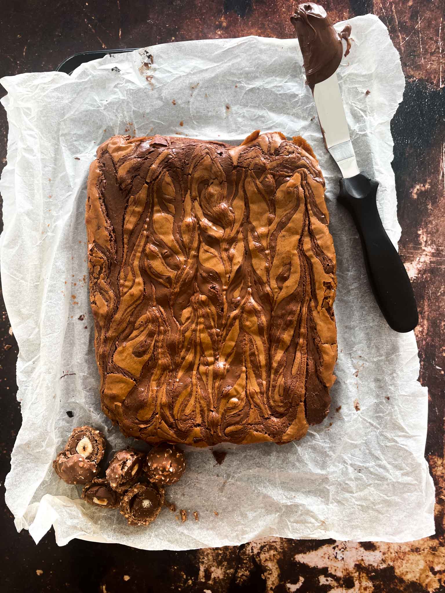Ultimate Ferrero Rocher Brownies Baking It Beautiful
