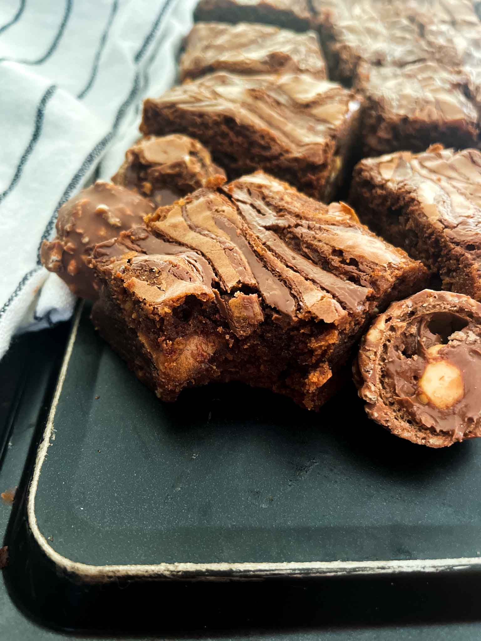 Ultimate Ferrero Rocher Brownies Baking It Beautiful