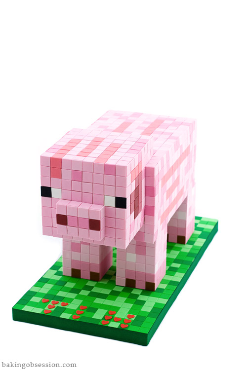 Minecraft Pig Cake Baking Obsession