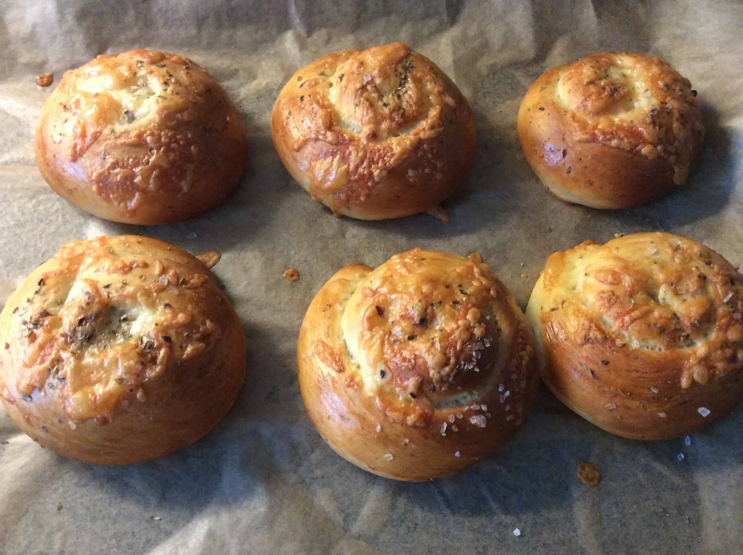 Cheese and Herb Rolls BakingQueen74