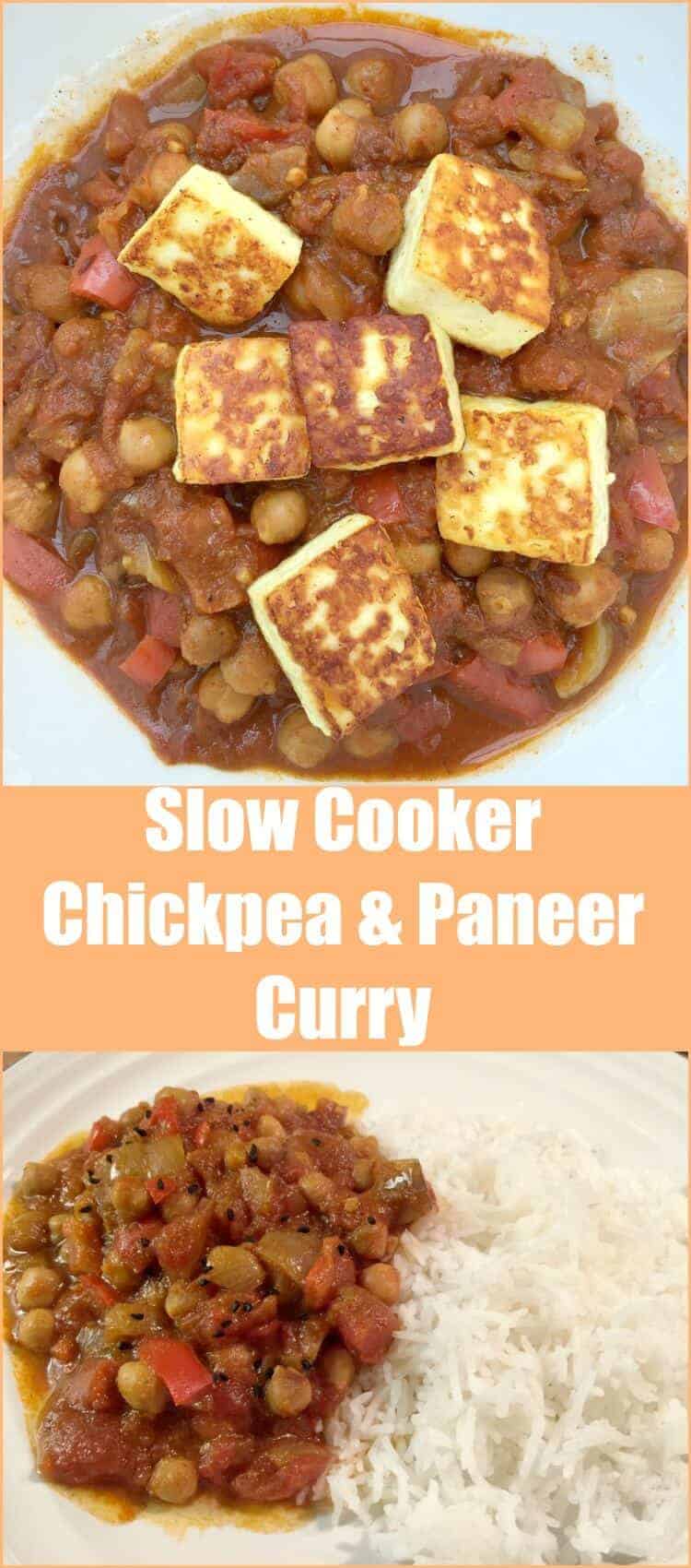 Slow Cooker Chickpea and Paneer Curry BakingQueen74