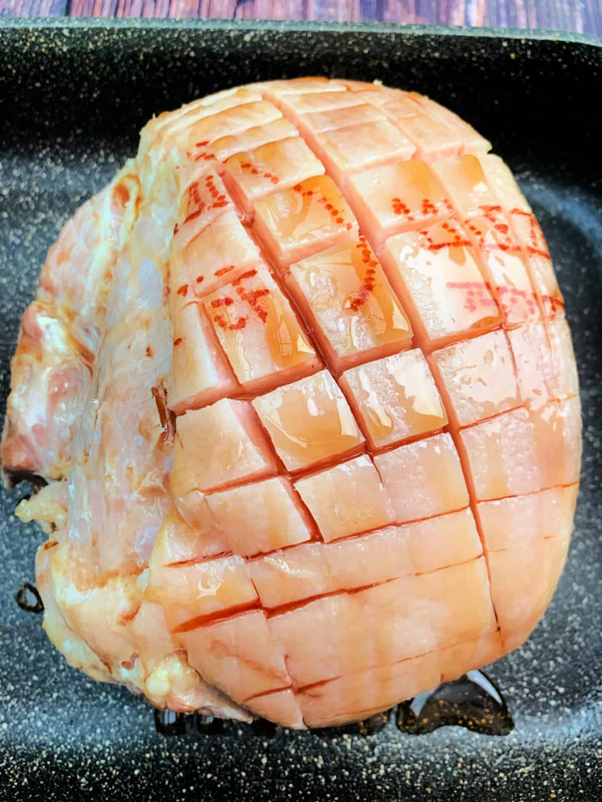 Slow Cooker Gammon Glazed with Maple Syrup BakingQueen74