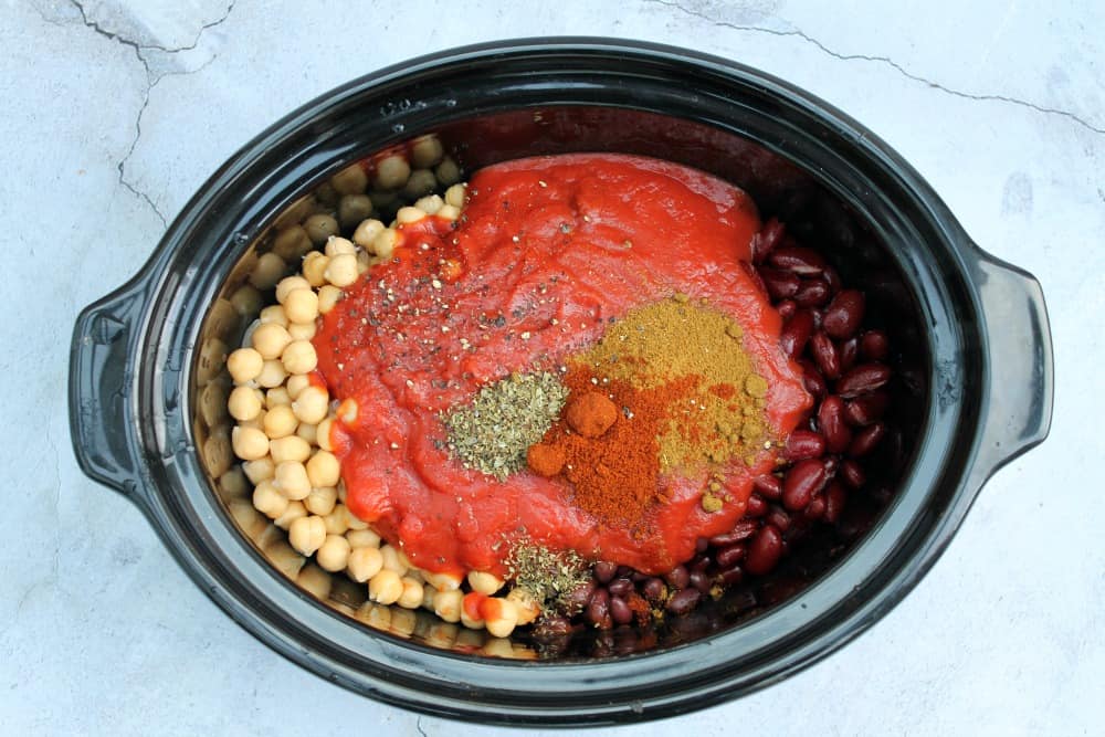 Slow Cooker Bean Chilli Domajax