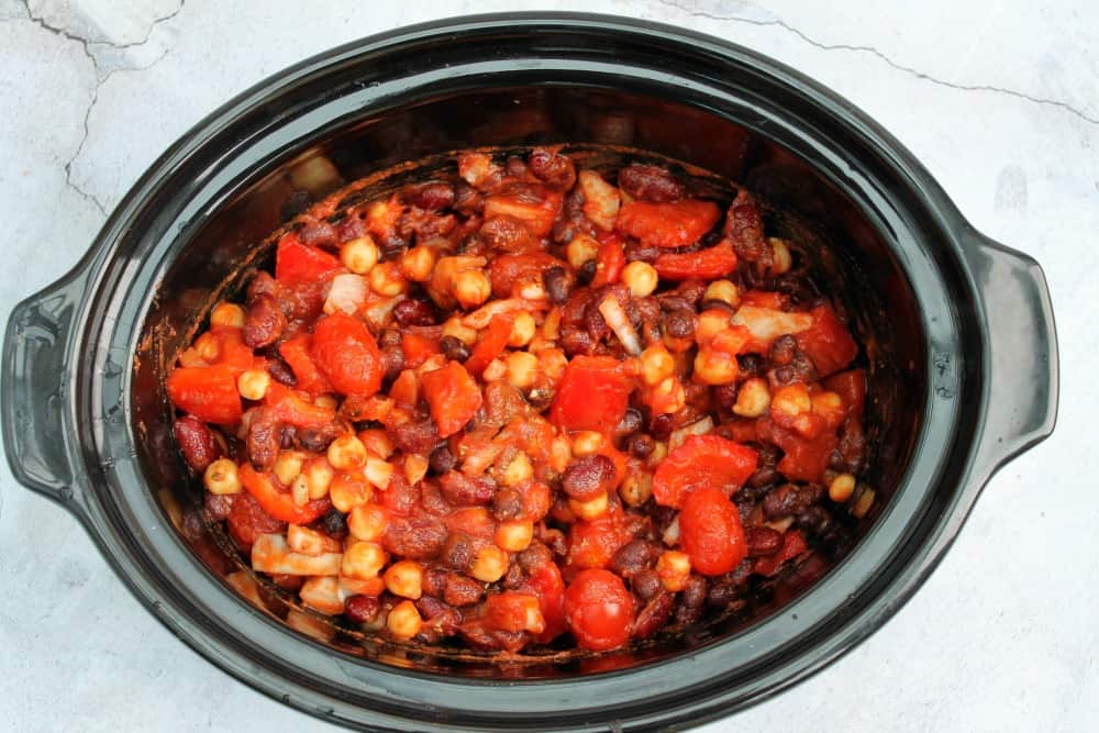 Slow Cooker Bean Chilli Domajax