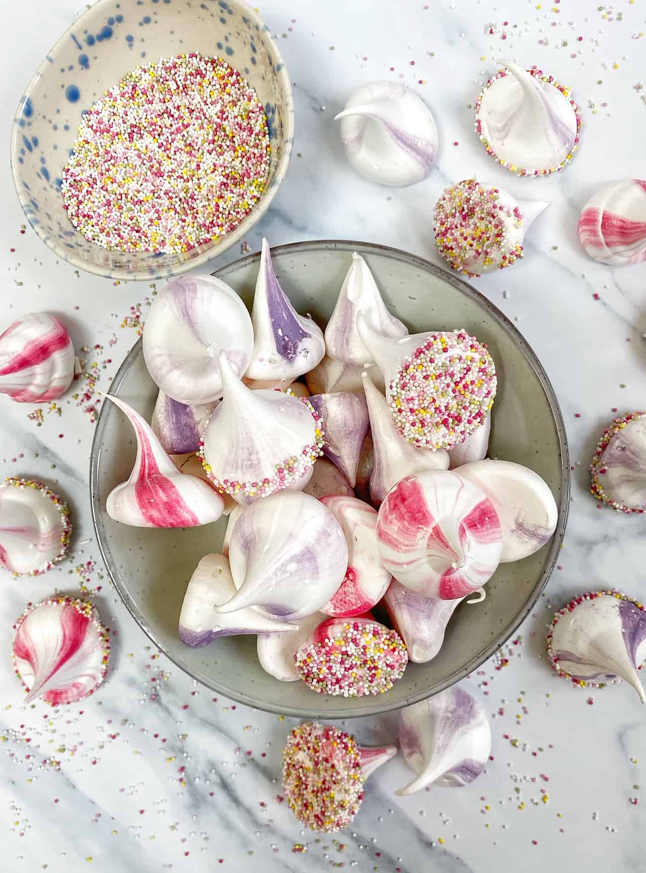 Sprinkle Meringue Kisses Baking with Aimee.