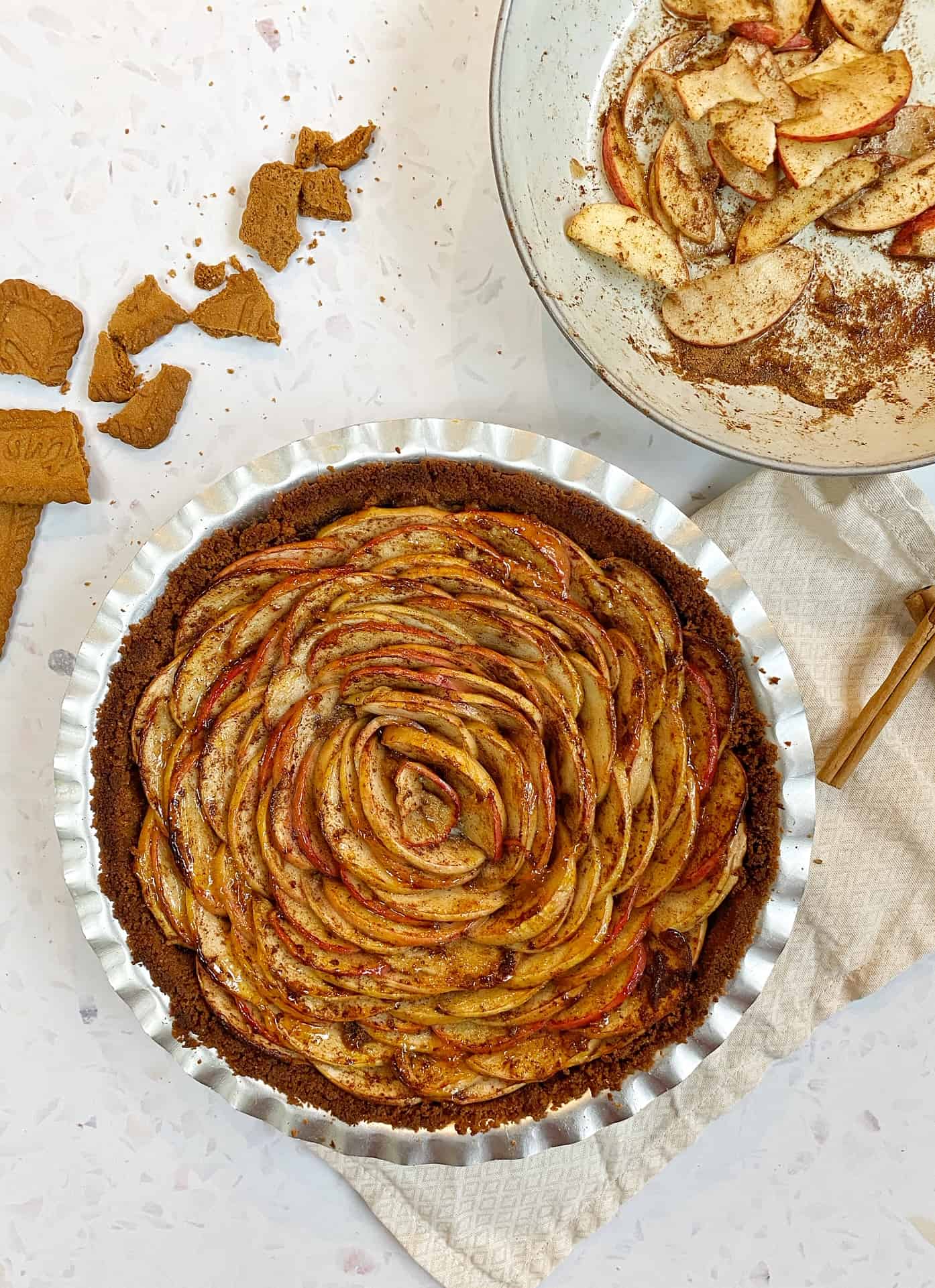 Spiced Apple Rose Tart Baking with Aimee.