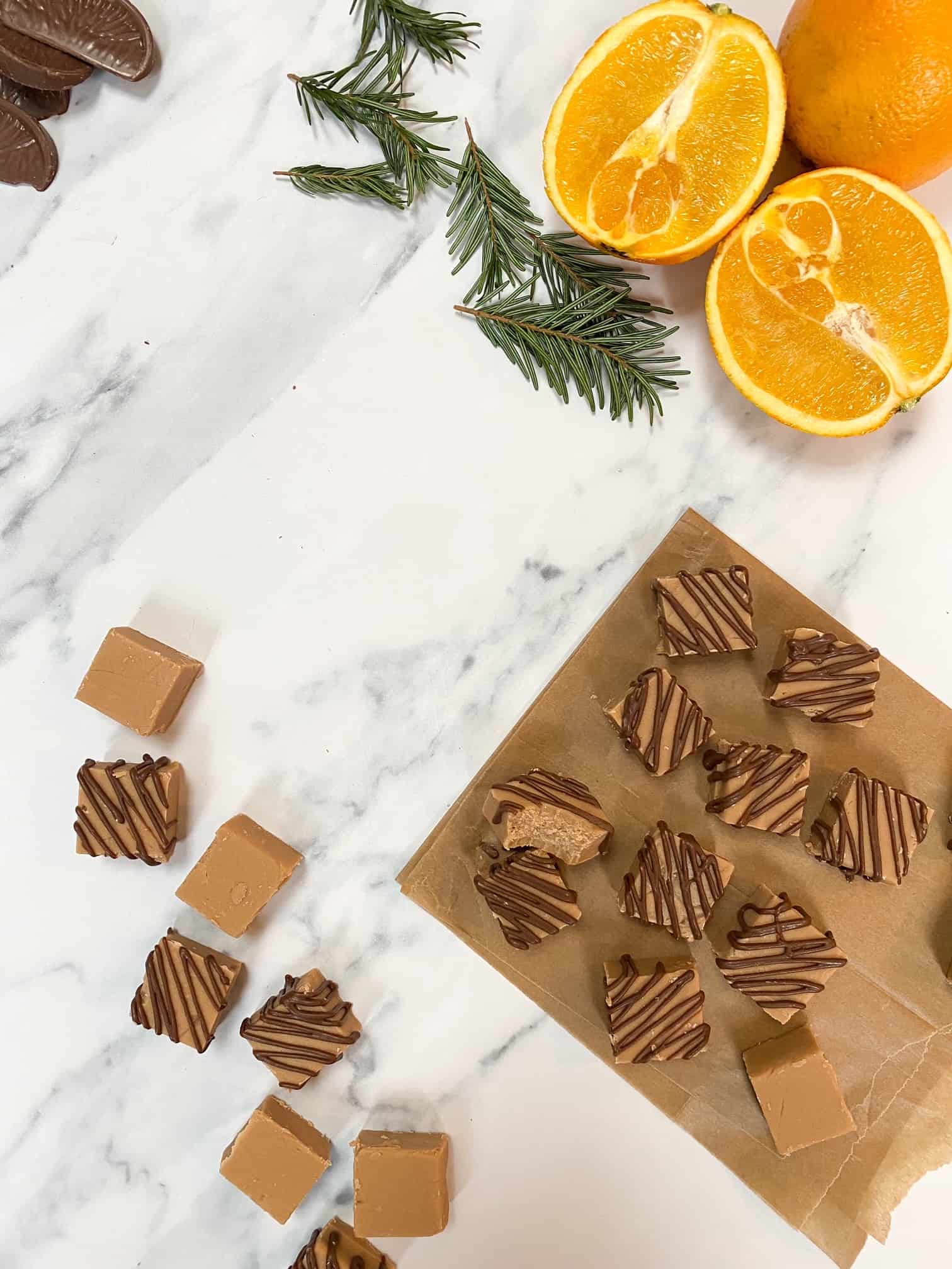 Edible Christmas Gifts Chocolate Orange Fudge Baking with Aimee.