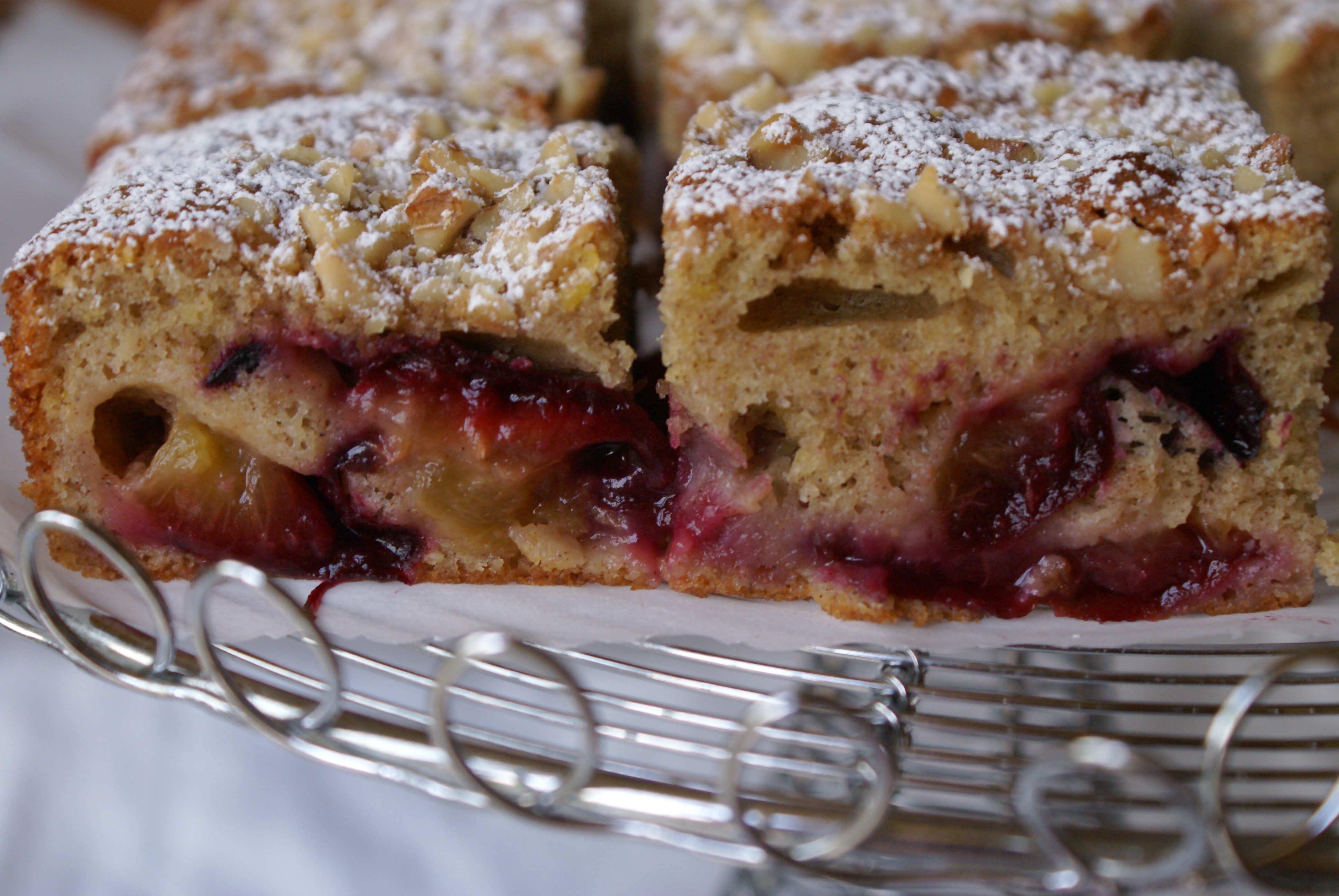 Grandma's plum cake