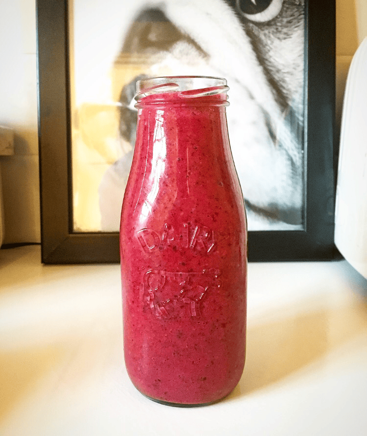 Quitting Alcohol & Super Banana Berry Smoothie Recipe bakingyoubetter