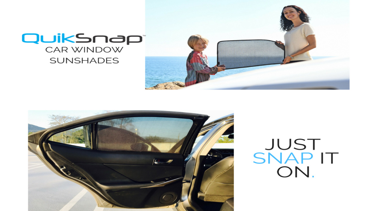 QuikSnap™ Car Window Sunshades Customized Auto Shades Bakkoo
