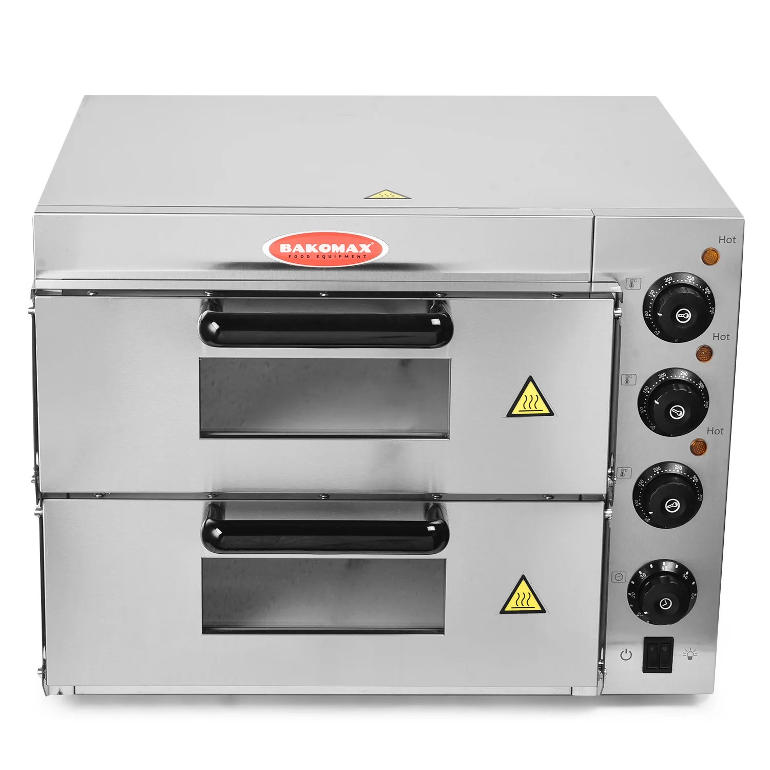 Bakomax Electric Stone Pizza Oven (Double Deck) EP02
