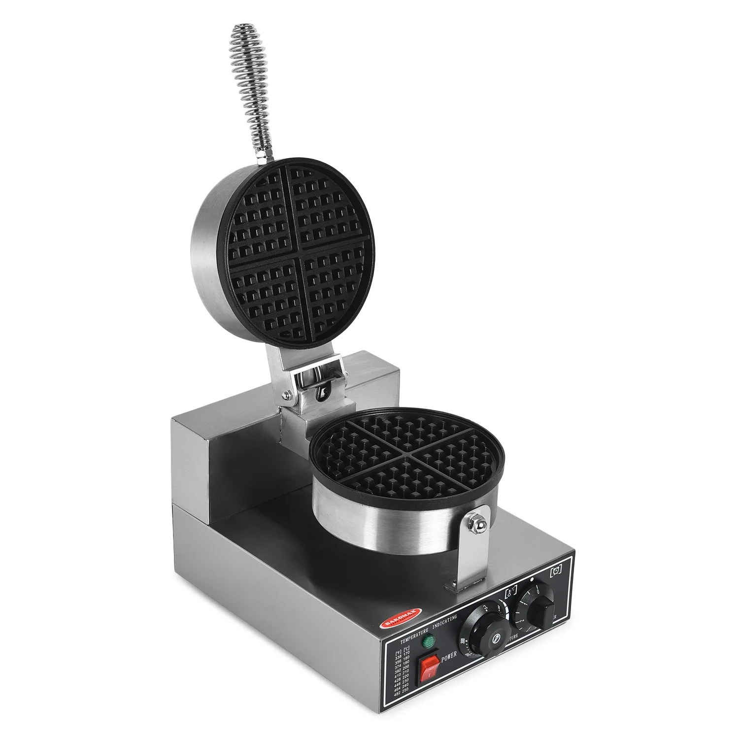 Bakomax Round Waffle Maker