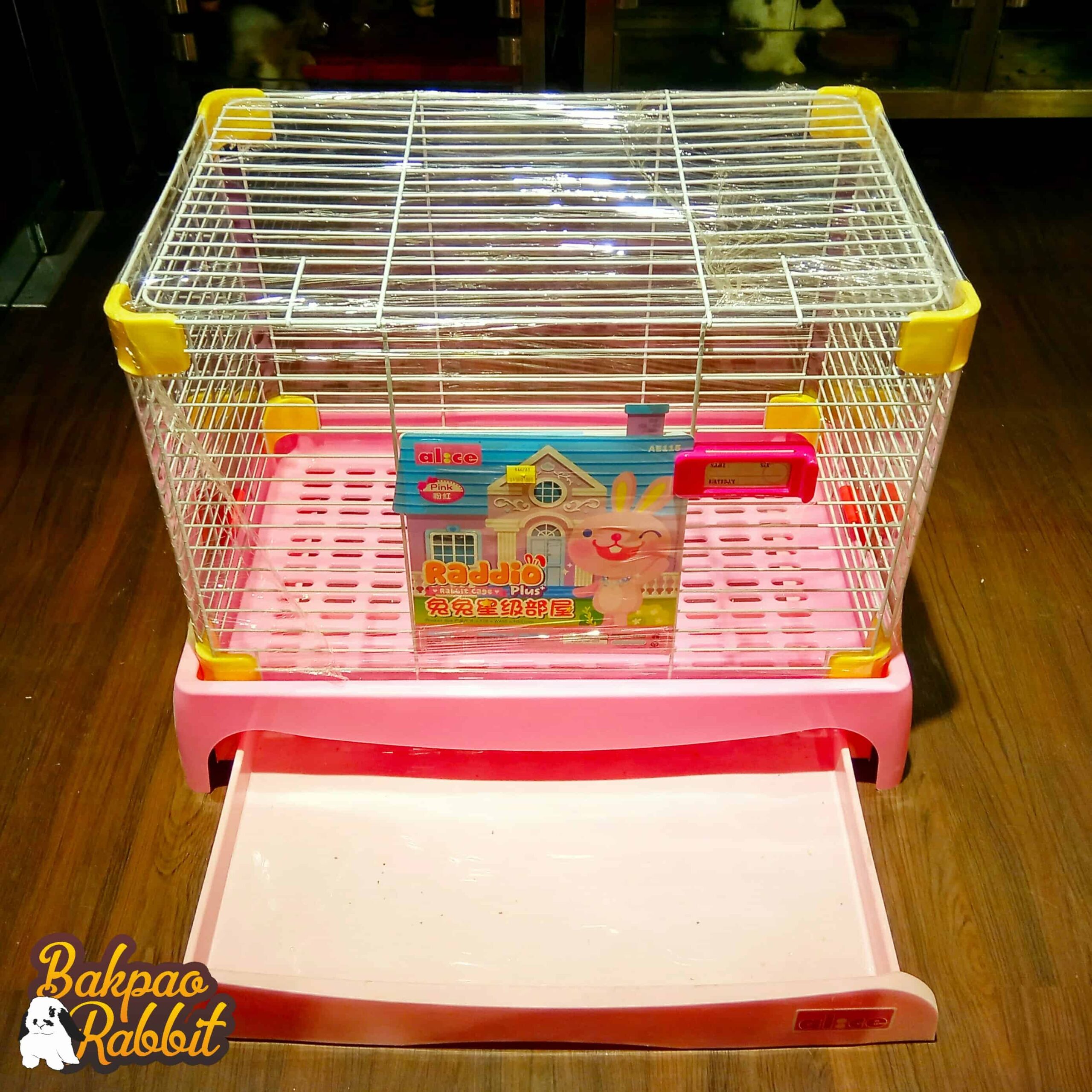 Alice AE115 Raddio Plus+ Rabbit Cage Pink Bakpao Rabbit