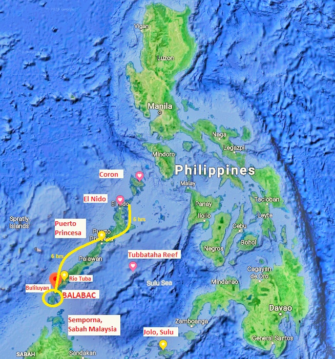 Balabac Strait Location On Southeast Asia Map Balabac All You Need To Know The Wanderwalkers
