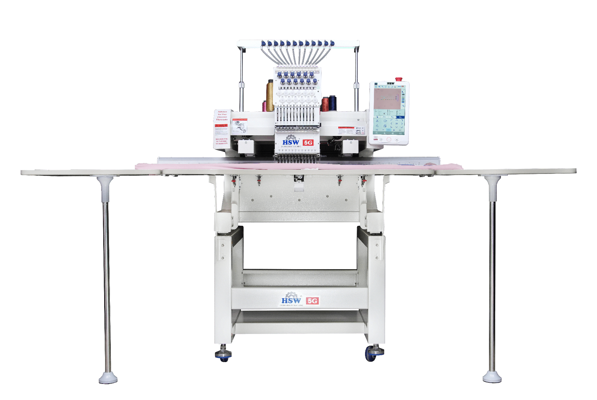 HSW 5G 2048 Single Head Embroidery Machine Balaji Sewing Machine Pvt. Ltd