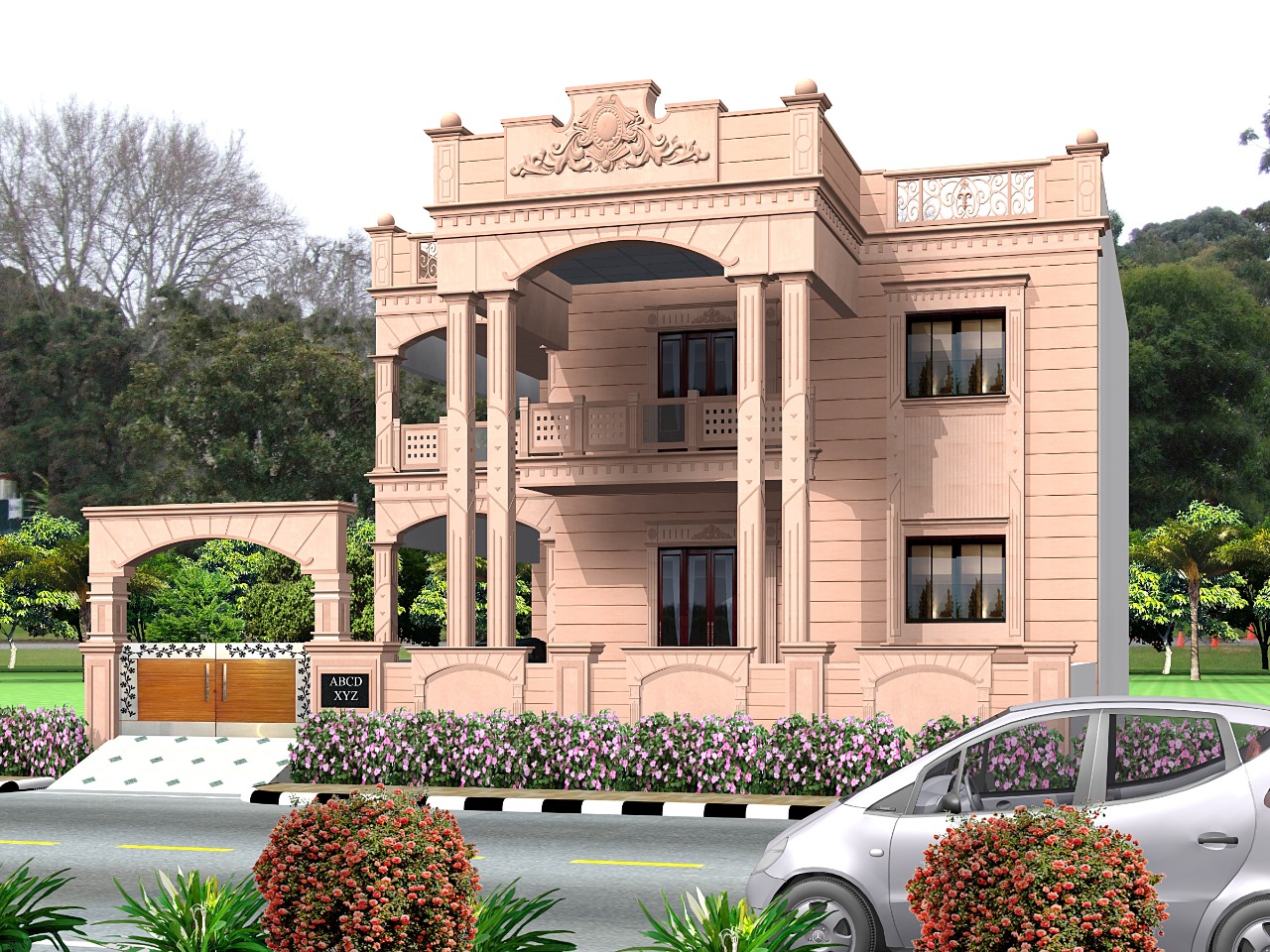 Stone Front Elevation, Stone Front Elevation Jodhpur, Jodhpur Stone