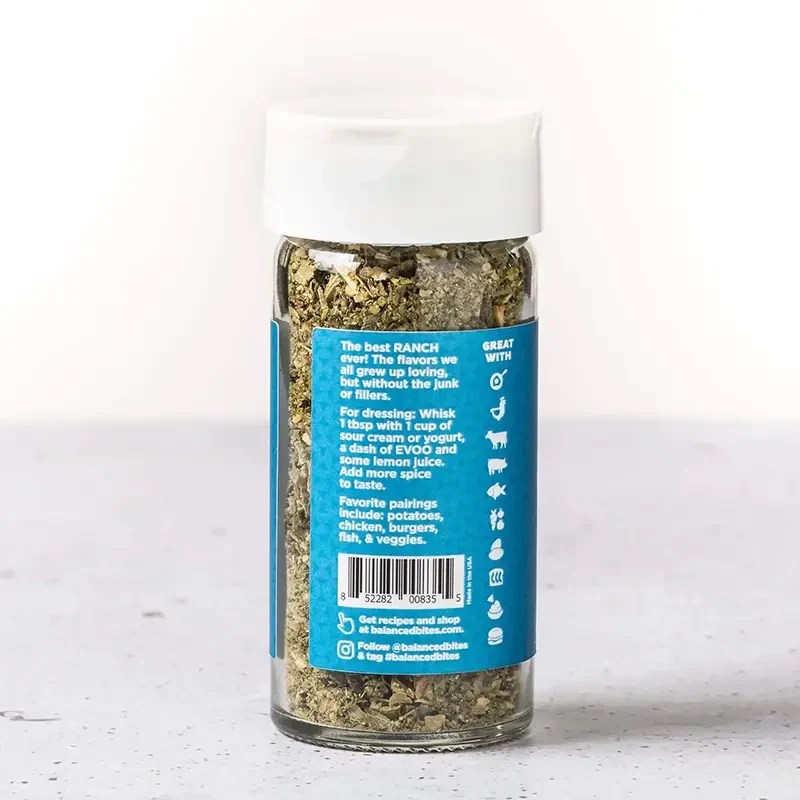 RANCH Spice Blend Balanced Bites Organic Spices Balanced Bites
