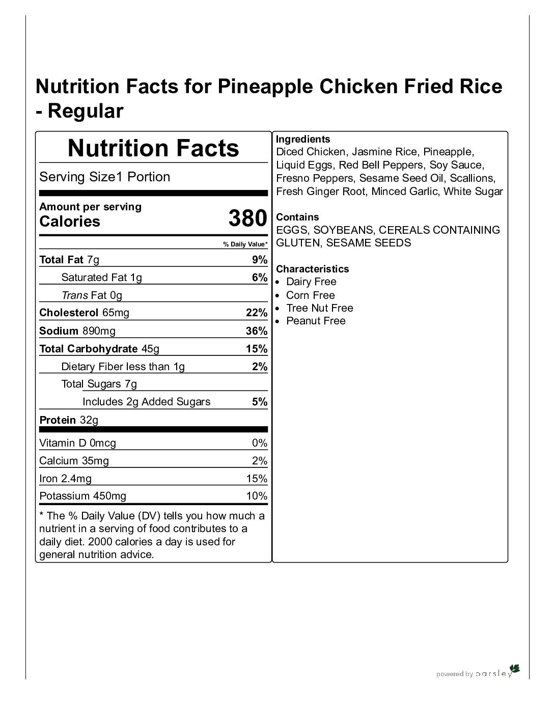 Pineapple Chicken Fried Rice Balanced Body Foods