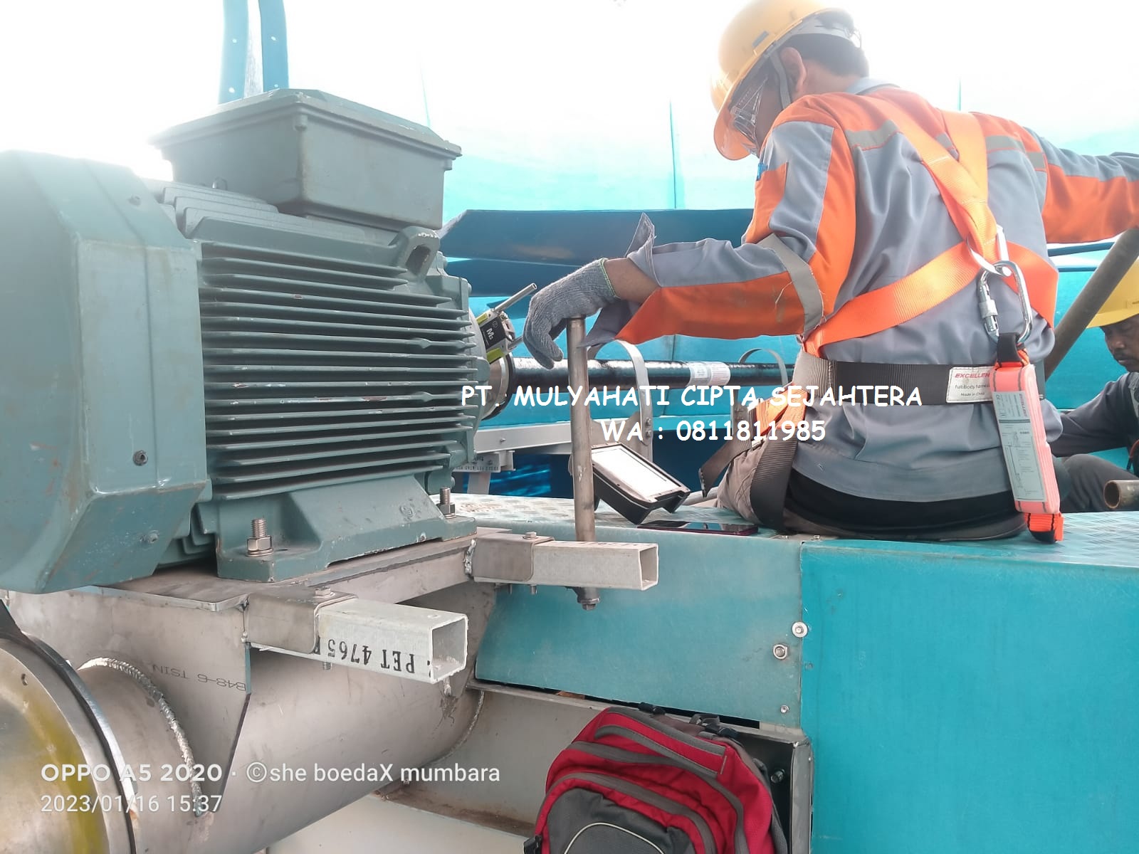 Jasa Laser Shaft Alignment Cooling Tower