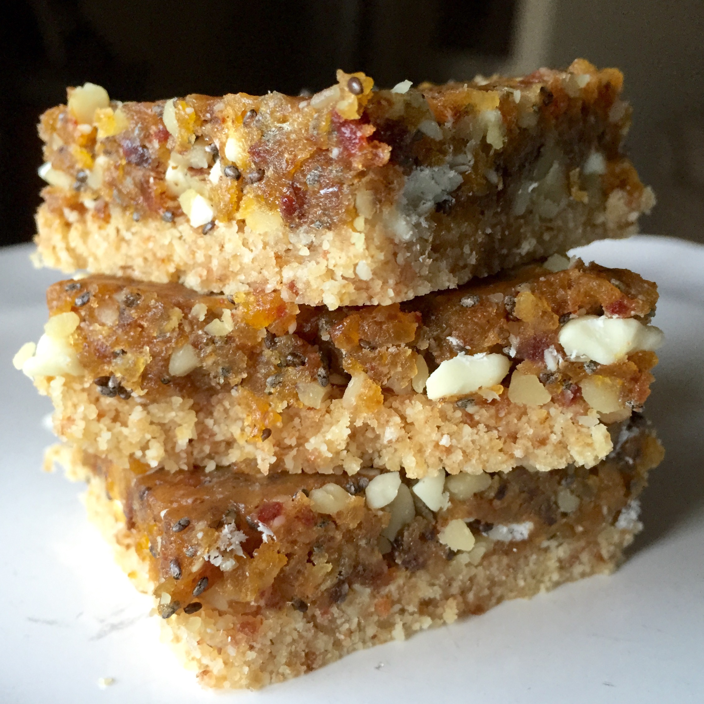 No Bake, ApricotDate Energy Bars Balancing For Life