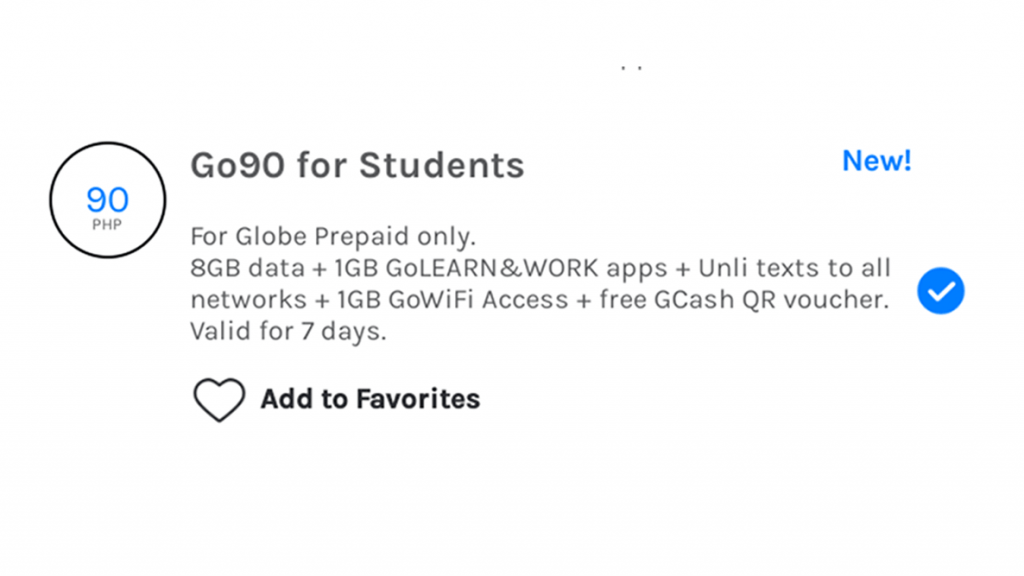 Globe Promos for Students BALASTECH
