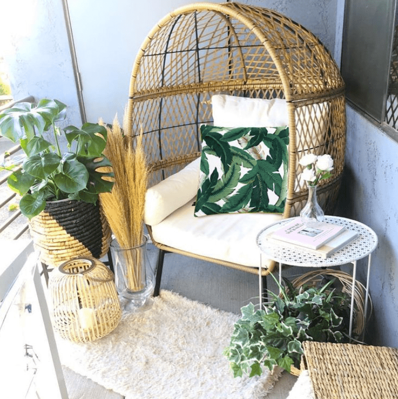 Get this Look Tropical Balcony Reading Nook Balcony Boss
