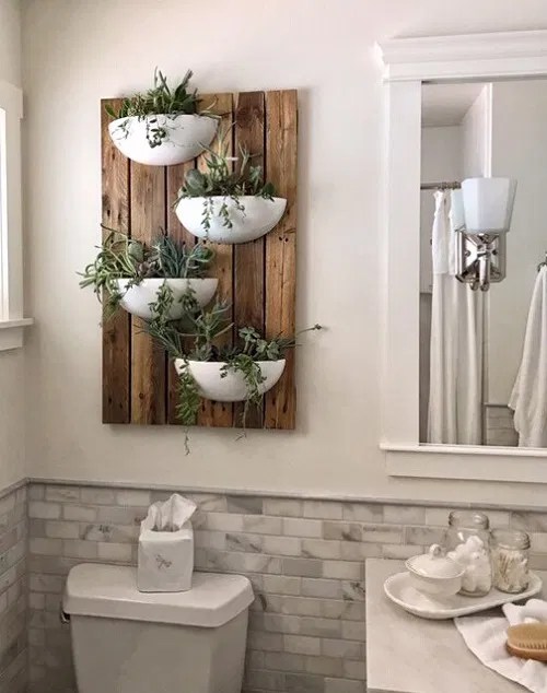 18 Beautiful DIY Bathroom Planter Ideas Balcony Garden 