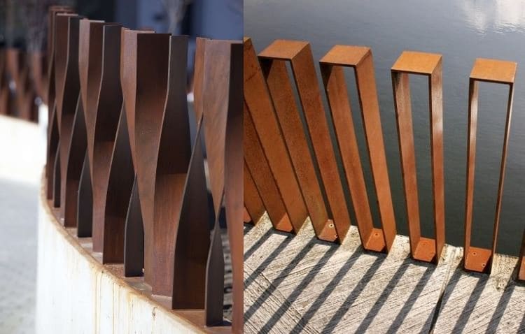 16 Corten Steel Landscaping Ideas for Garden Design