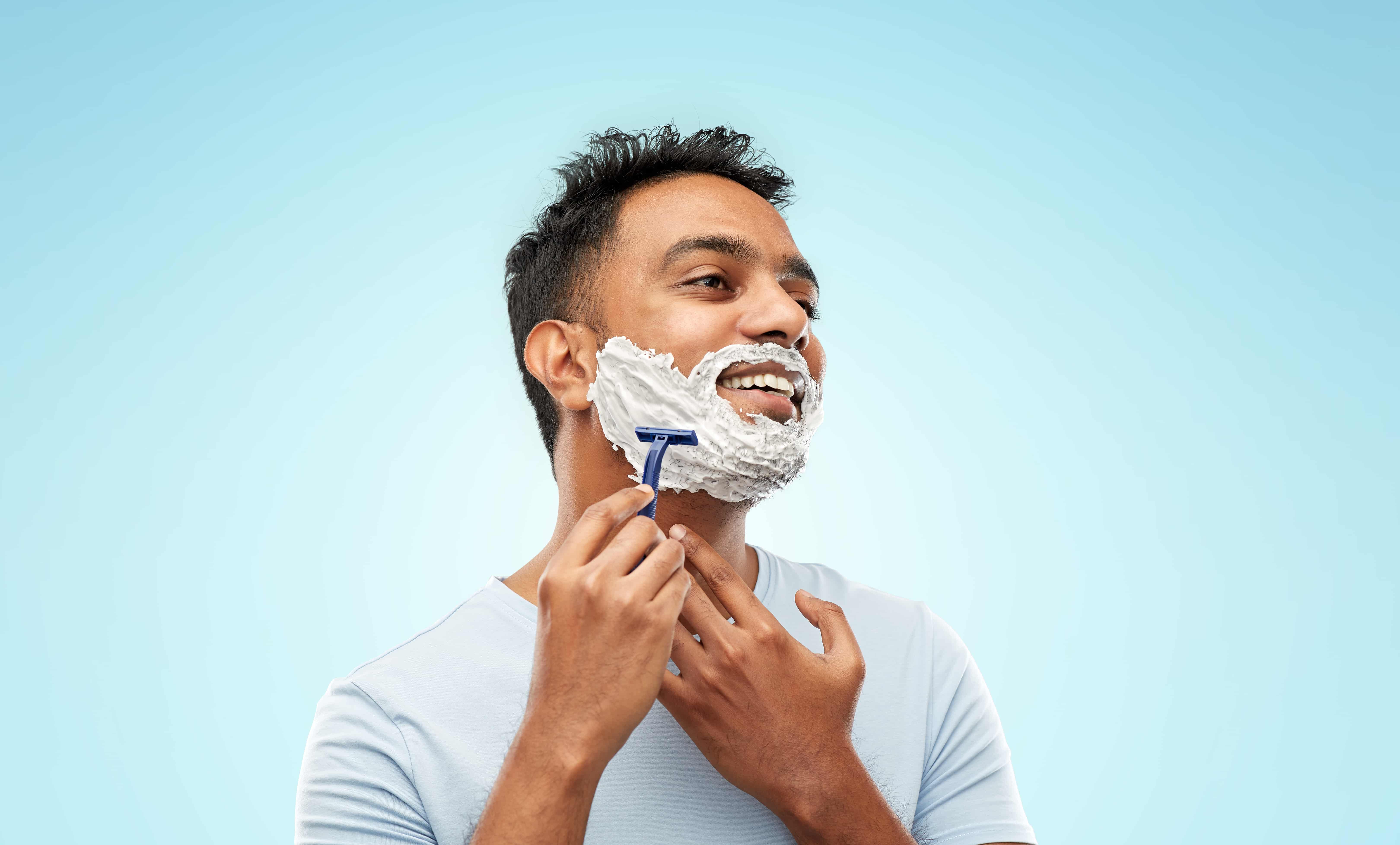Is A Single Blade Disposable Razor Better For Acne? Bald Guy Beard