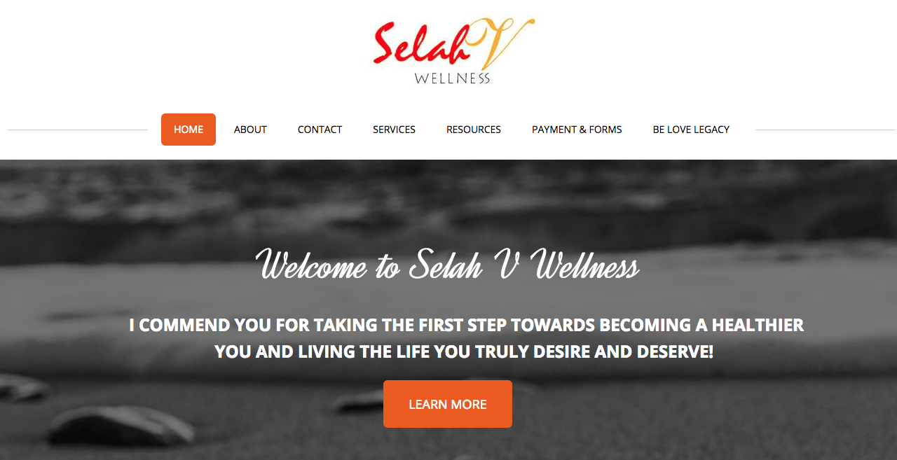 Selah V Wellness  Design & SEO Expert