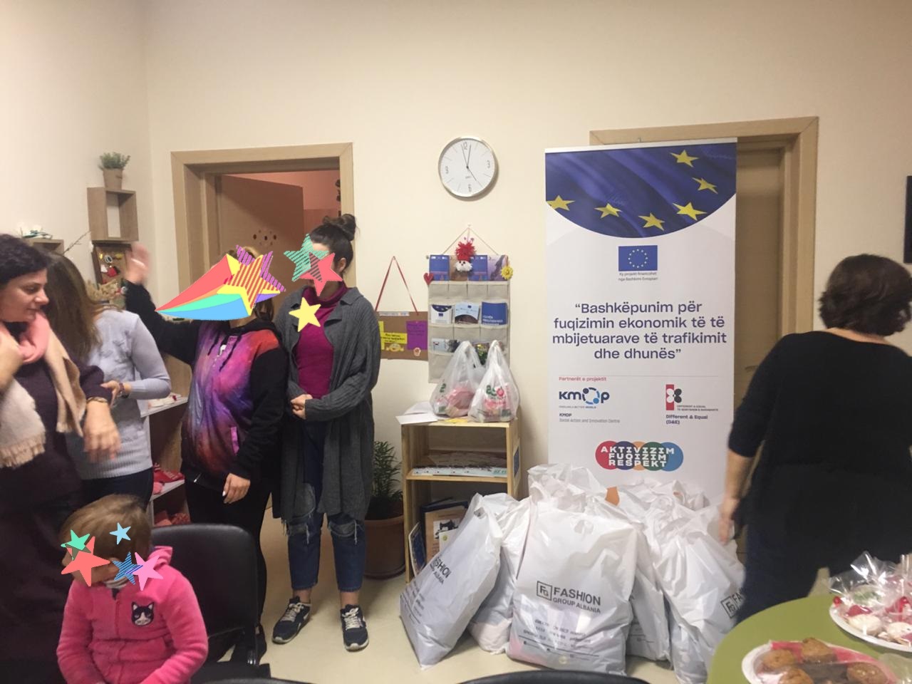 Fashion Group Albania supports abused women, donating over 600 items