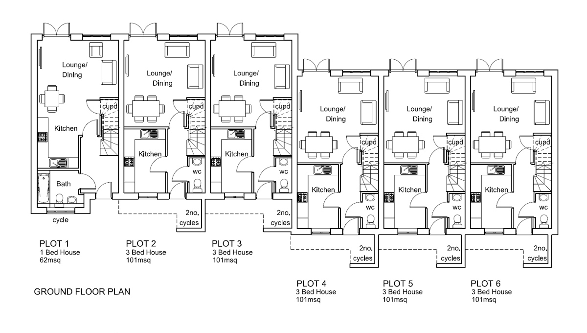 Coming Soon 5 x 3 Bed Houses + 1 x 1 Bed, Gresham Drive, RM6