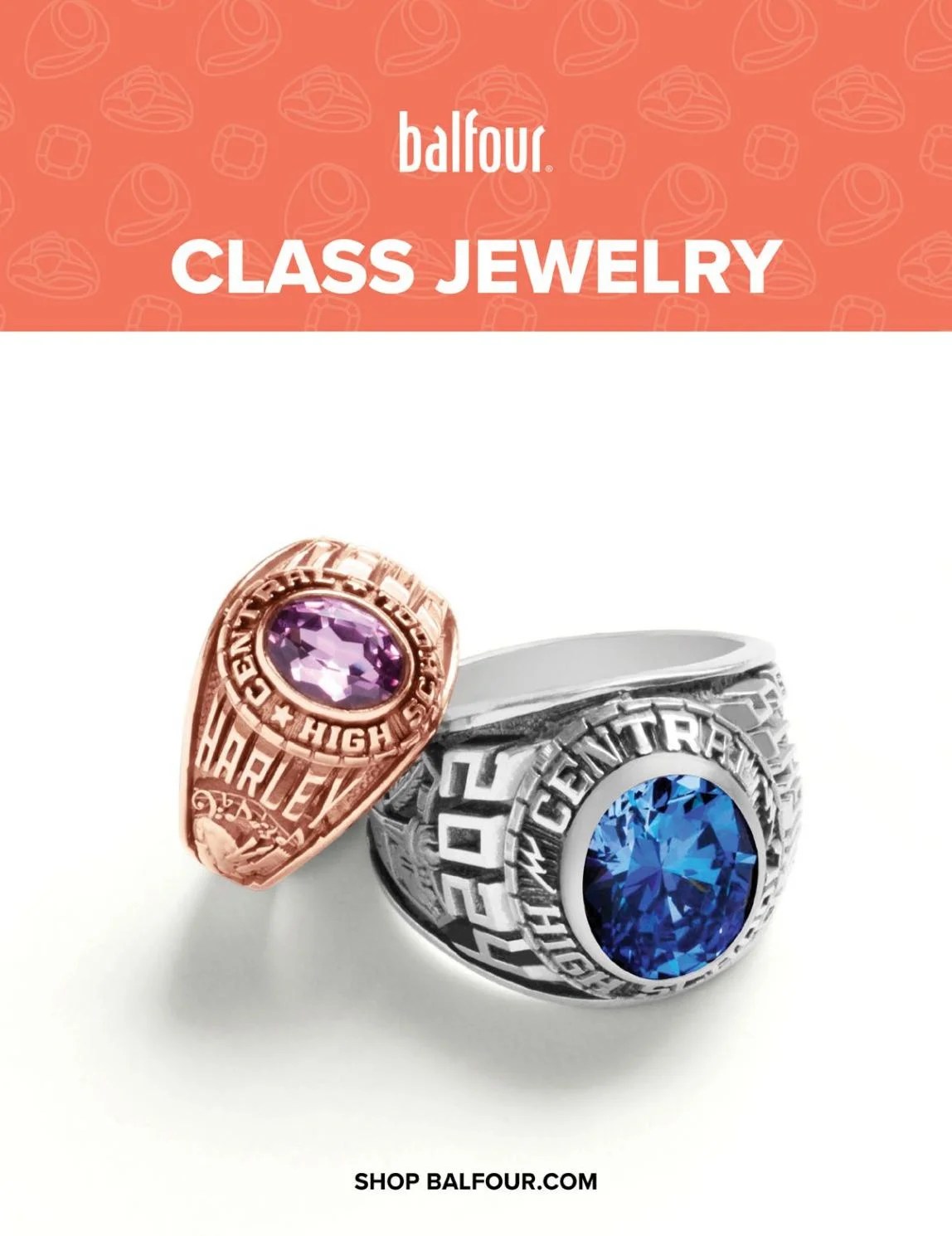 Brochures for Class Rings, Championship Rings, Graduation Supplies from