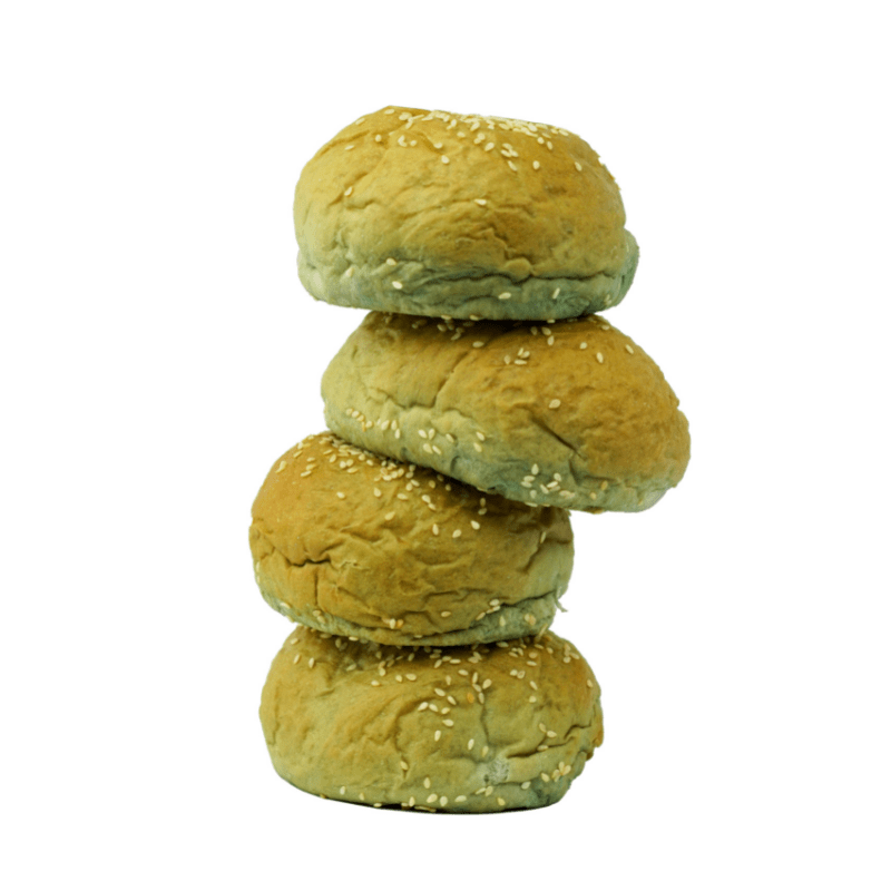 SMD Burger Buns Spirulina 80 g x 4 pcs Bali Direct Bali's Online