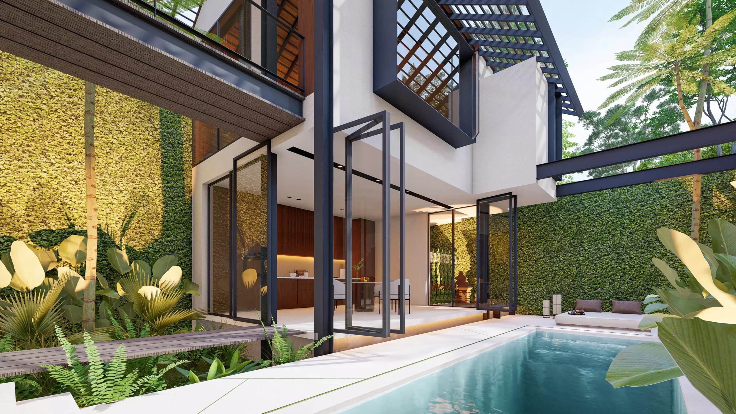 For Leasehold FOR SALE 2BEDROOM VILLA WITH INDUSTRIAL TROPICAL