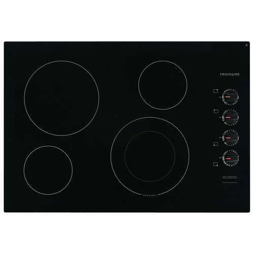 Frigidaire 30" 4Element Electric Cooktop (FFEC3025UB) Black Balimadeco