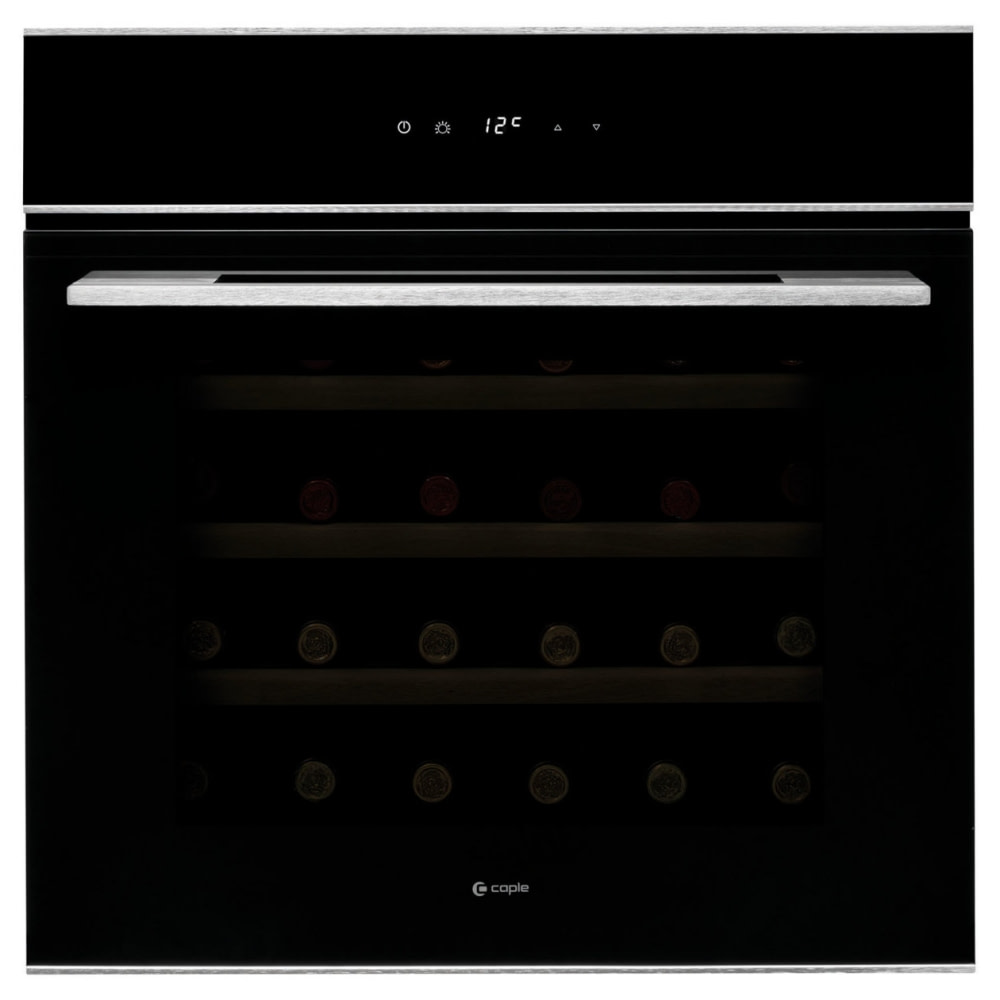 Caple WC6100 60cm Integrated In Column Wine Cooler BLACK Balimadeco