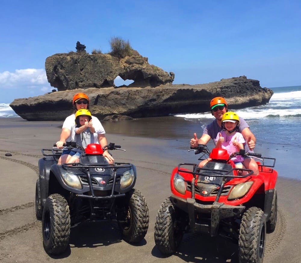 Fun Tandem Ride ATV on Beach Airport Transfer, Shuttle Bus Group, Tour, Car Rental